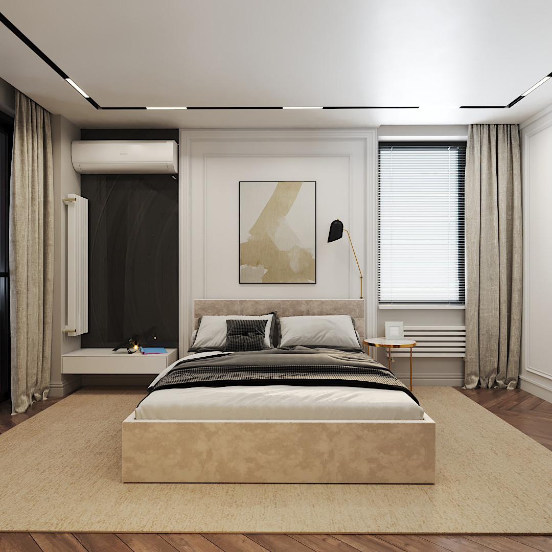 Спальня. Визуализации – дизайн-студия Tap Point, руководитель Юлия Латыпова