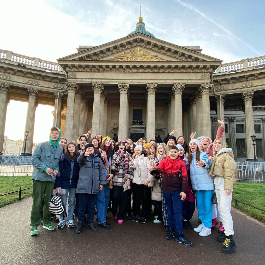 Участники фестиваля «Детям дали камеру» в Санкт-Петербурге