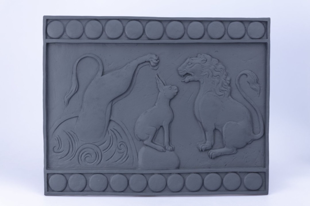 Рельеф из полимерного материала. 44,5 х 56 см