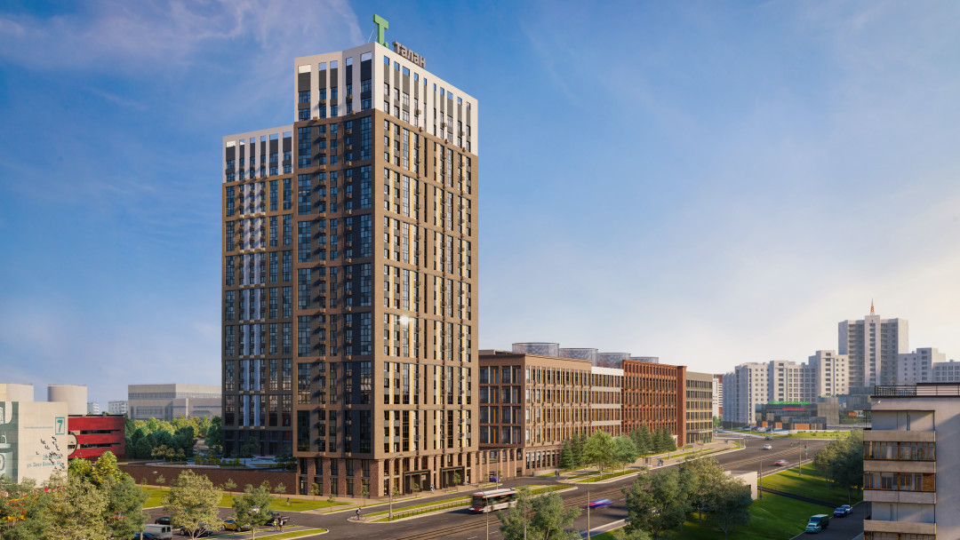 Помимо обновленного здания фабрики в «Конди Нова» появятся и новые корпуса высотой от 15 до 25 этажей