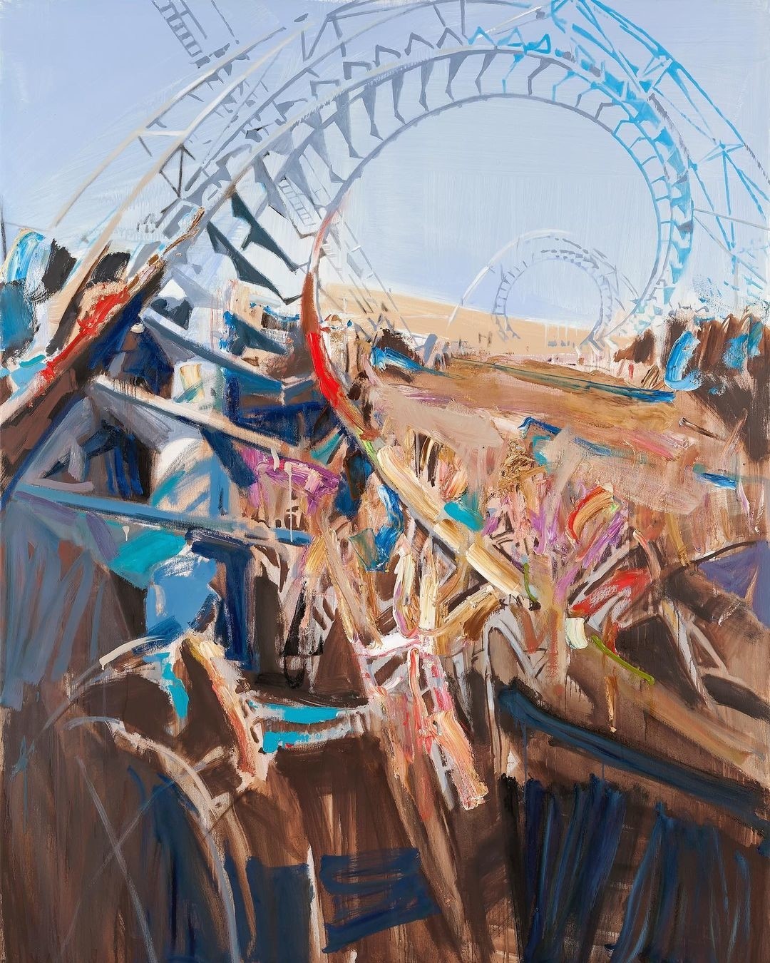 «Спираль». 2017 год, 150х200, холст, масло