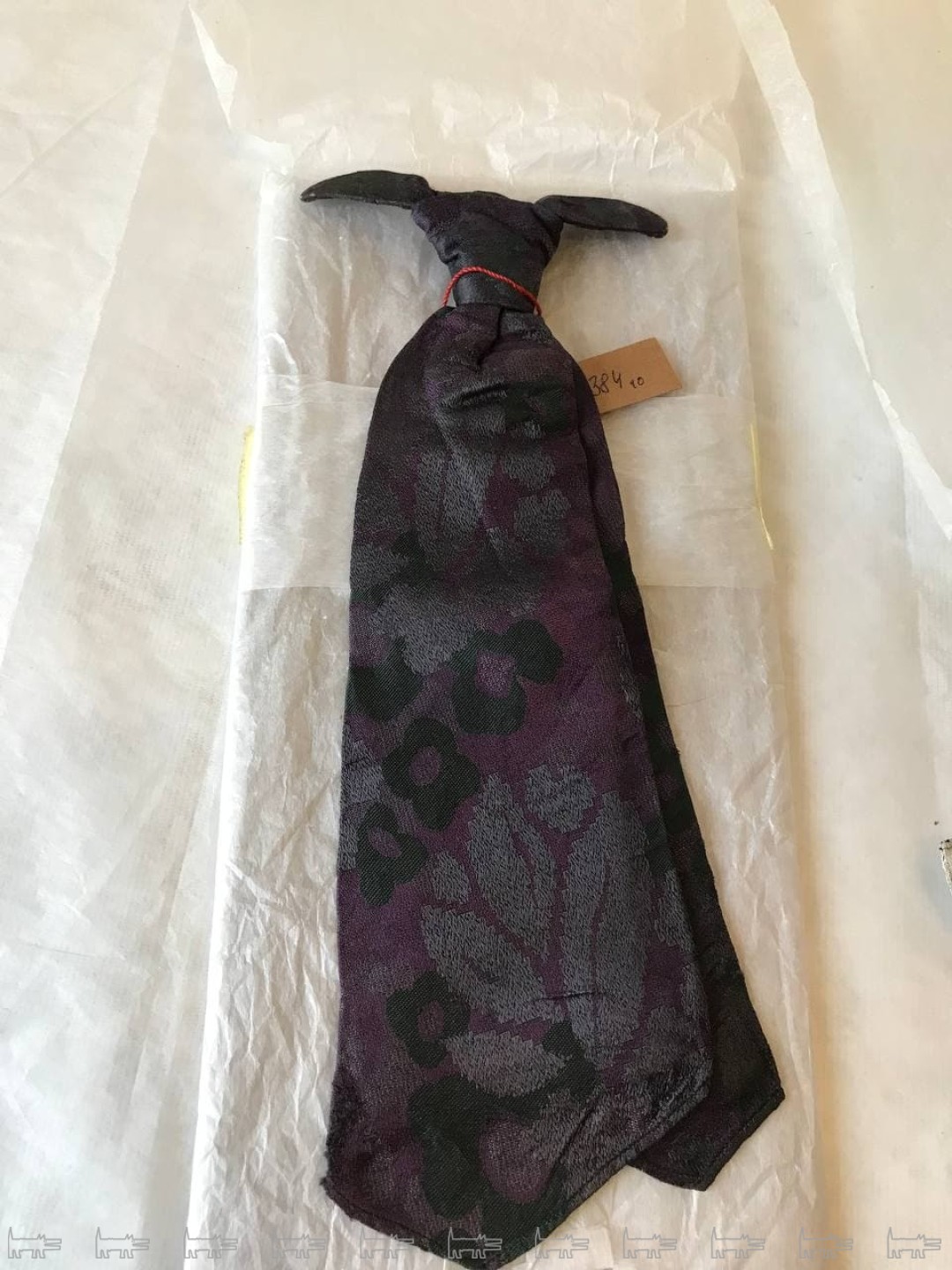 Мужской галстук из семьи московского предпринимателя И.А. Беликова, начало ХХ века