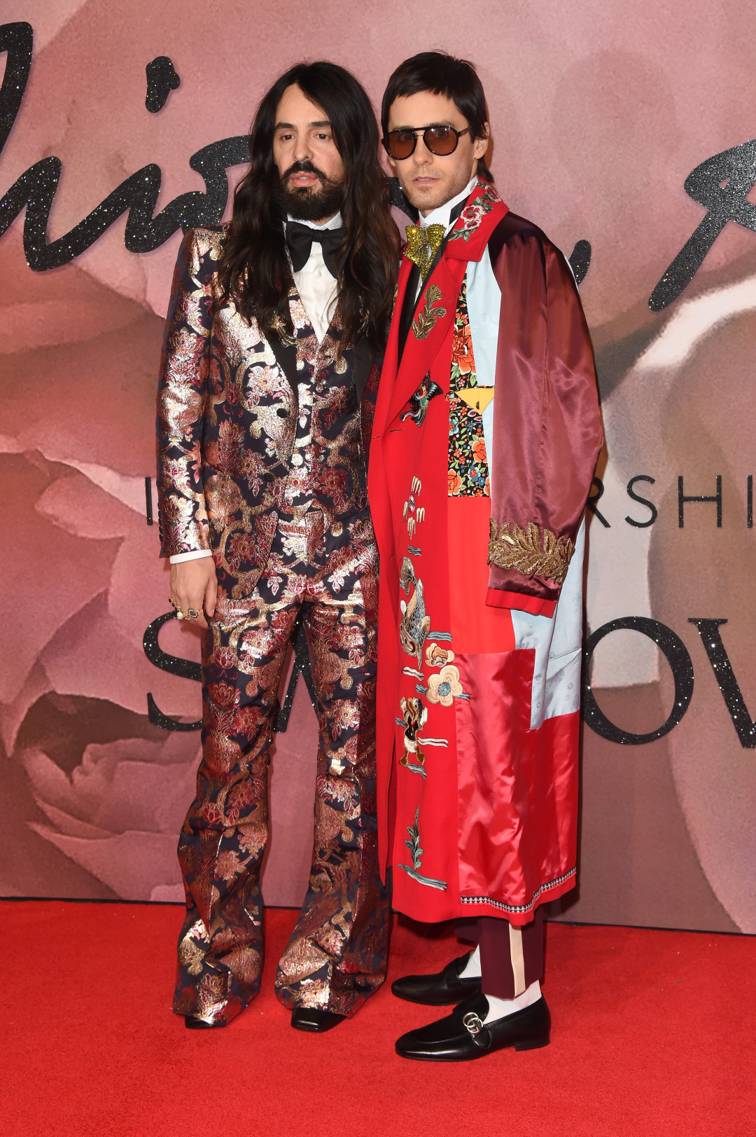 Алессандро Микеле и Джаред Лето на The Fashion Awards в 2016 году