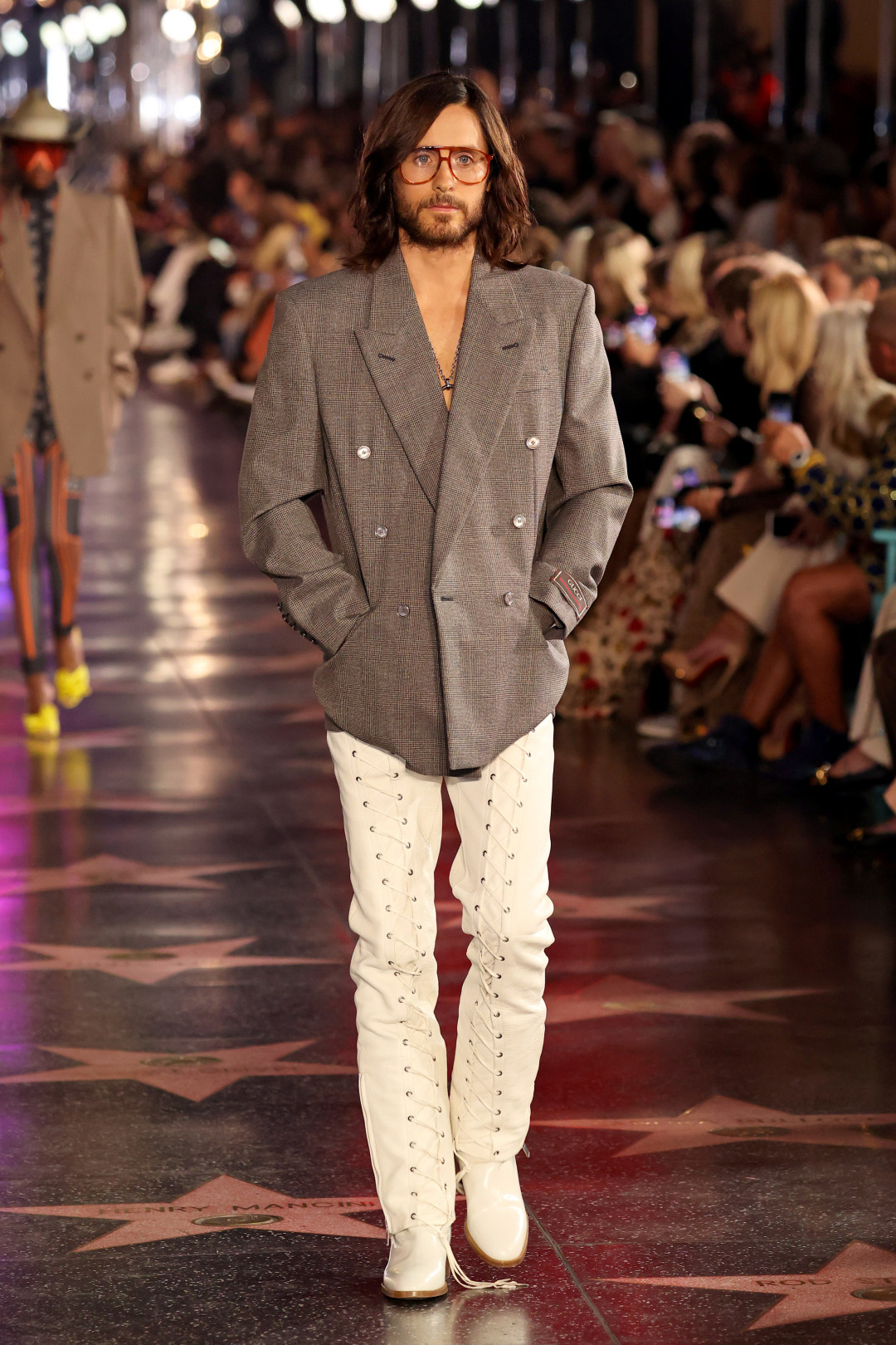Джаред Лето на показе Gucci Love Parade в 2021 году