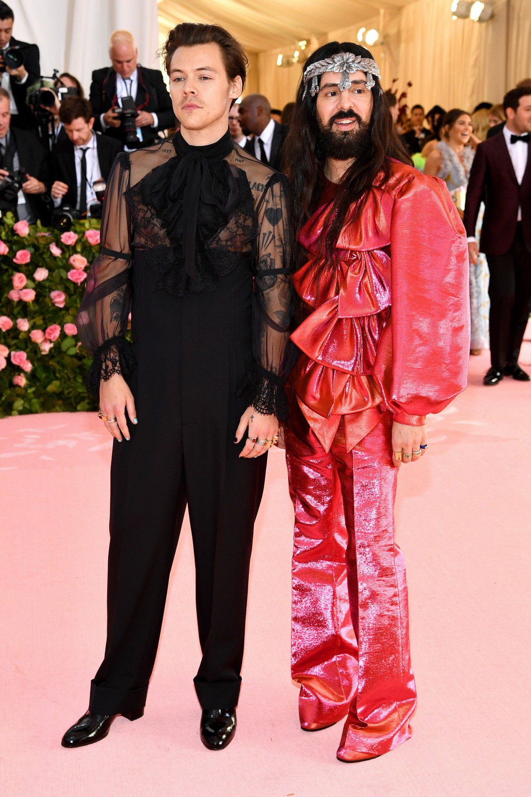 Гарри Стайлз и Алессандро Микеле на Met Gala 2019
