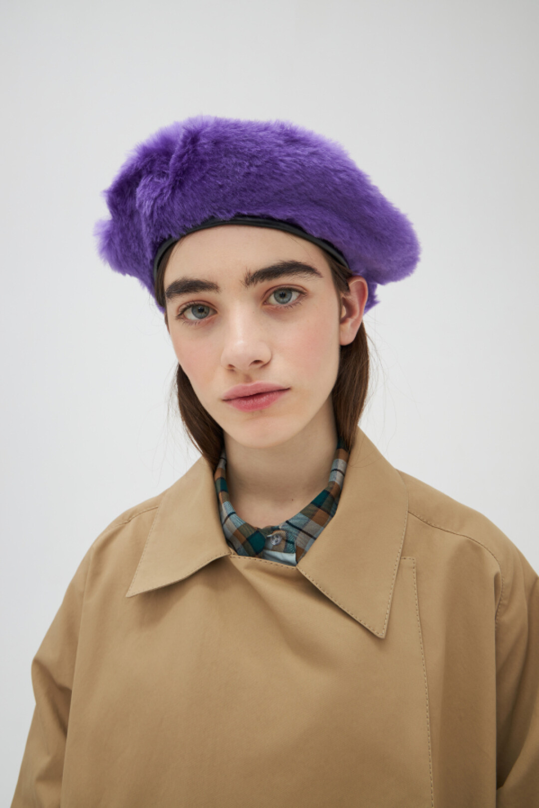 Меховой берет