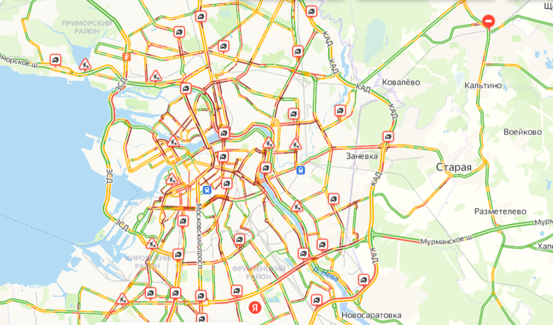 Пробки в Невском районе. Пробки в Питере. Пробки в Невском районе сейчас показать на карте.
