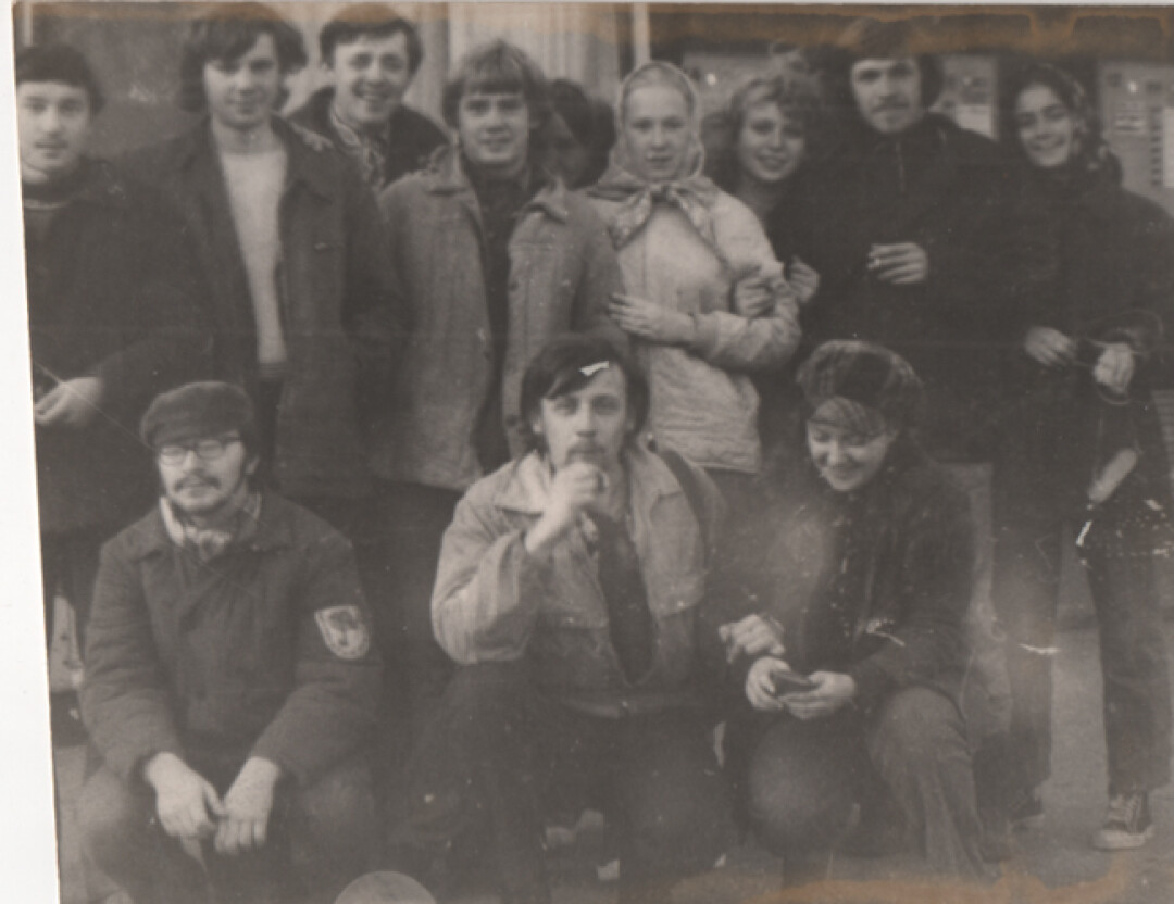 016 группа на первой картошке, 1973