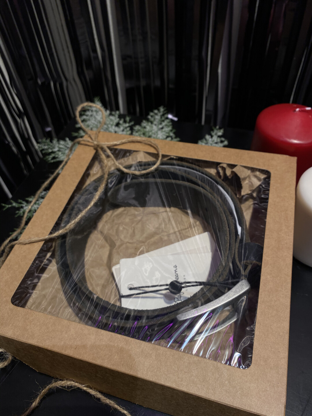 Ремень из натуральной кожи буйвола, 3 862 ₽