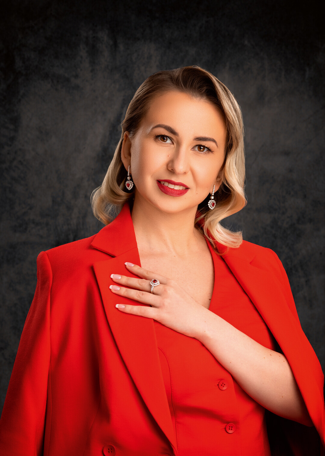 Сет с рубинами и бриллиантами (все — CHAMOVSKIKH)