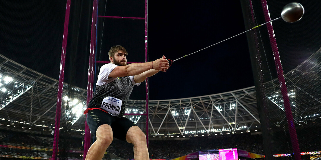 Валерий Пронкин на чемпионате мира по легкой атлетике. Лондон, 2017 год