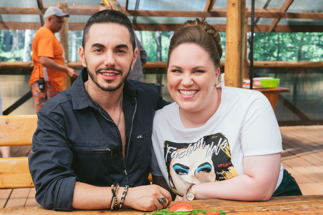 Кадры со съемочной площадки сериала "Корни"