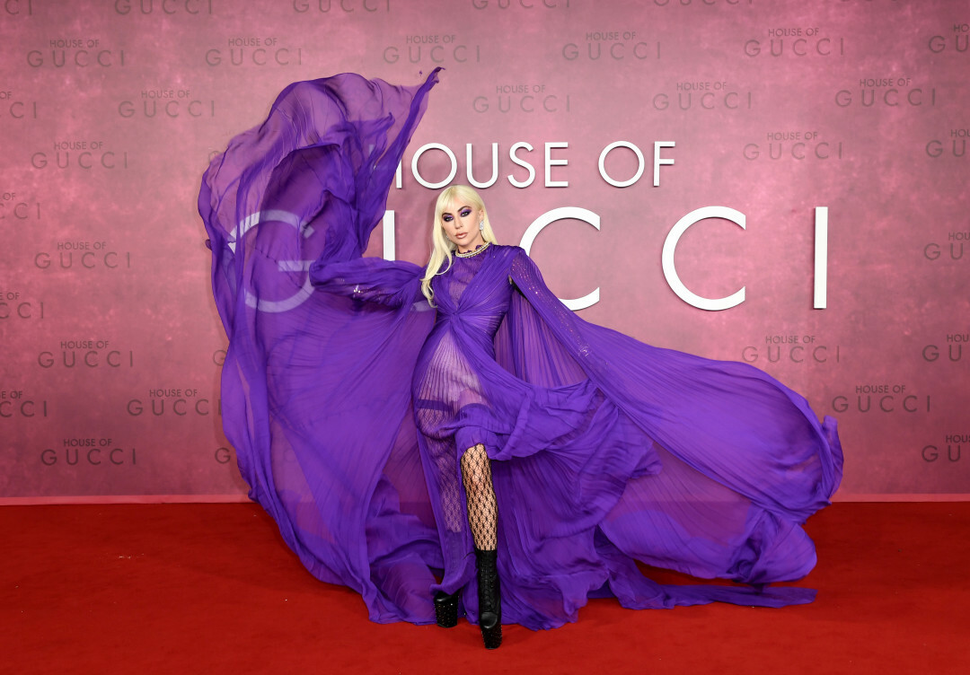 Леди Гага в Gucci на премьере фильма House of Gucci в Лондоне