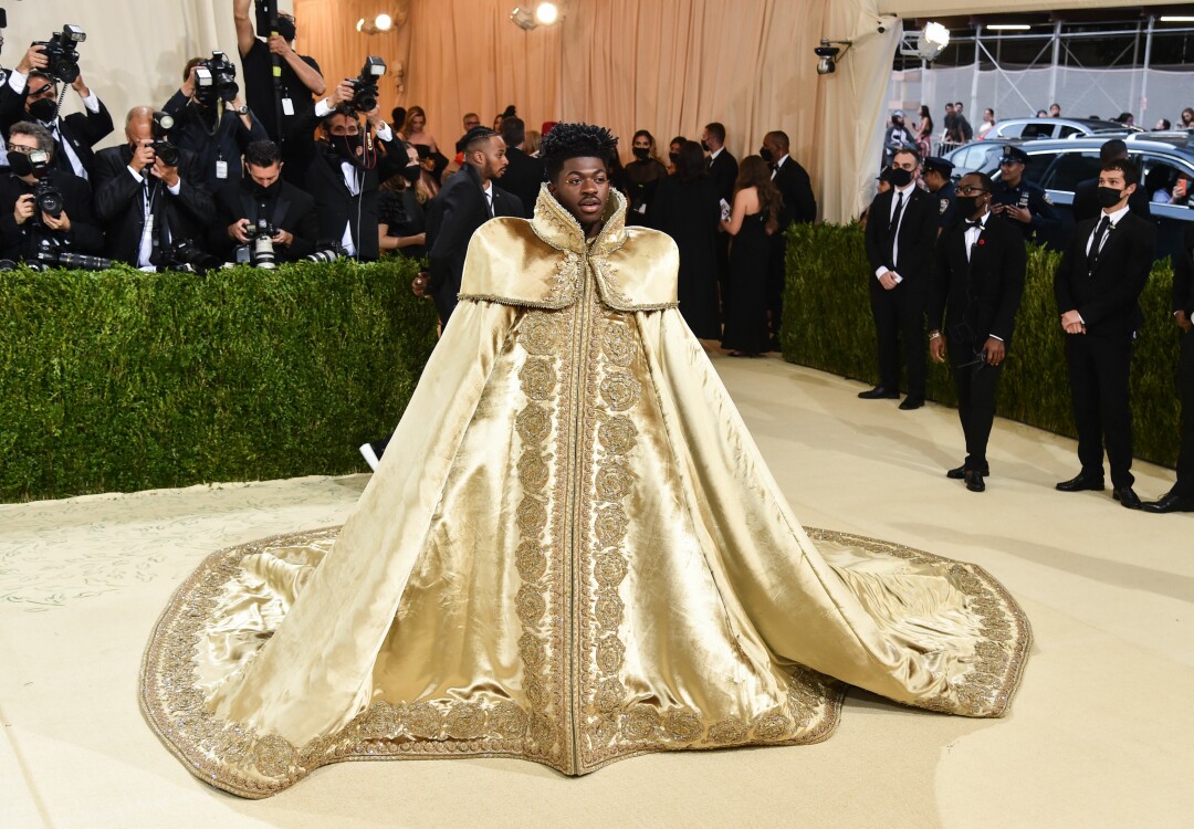 Lil Nas X в Versace на Met Gala