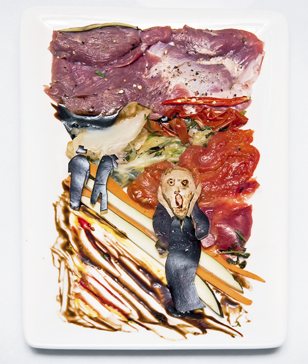 Блюдо из арт-проекта «Собака.ru»: шефы готовят с художниками