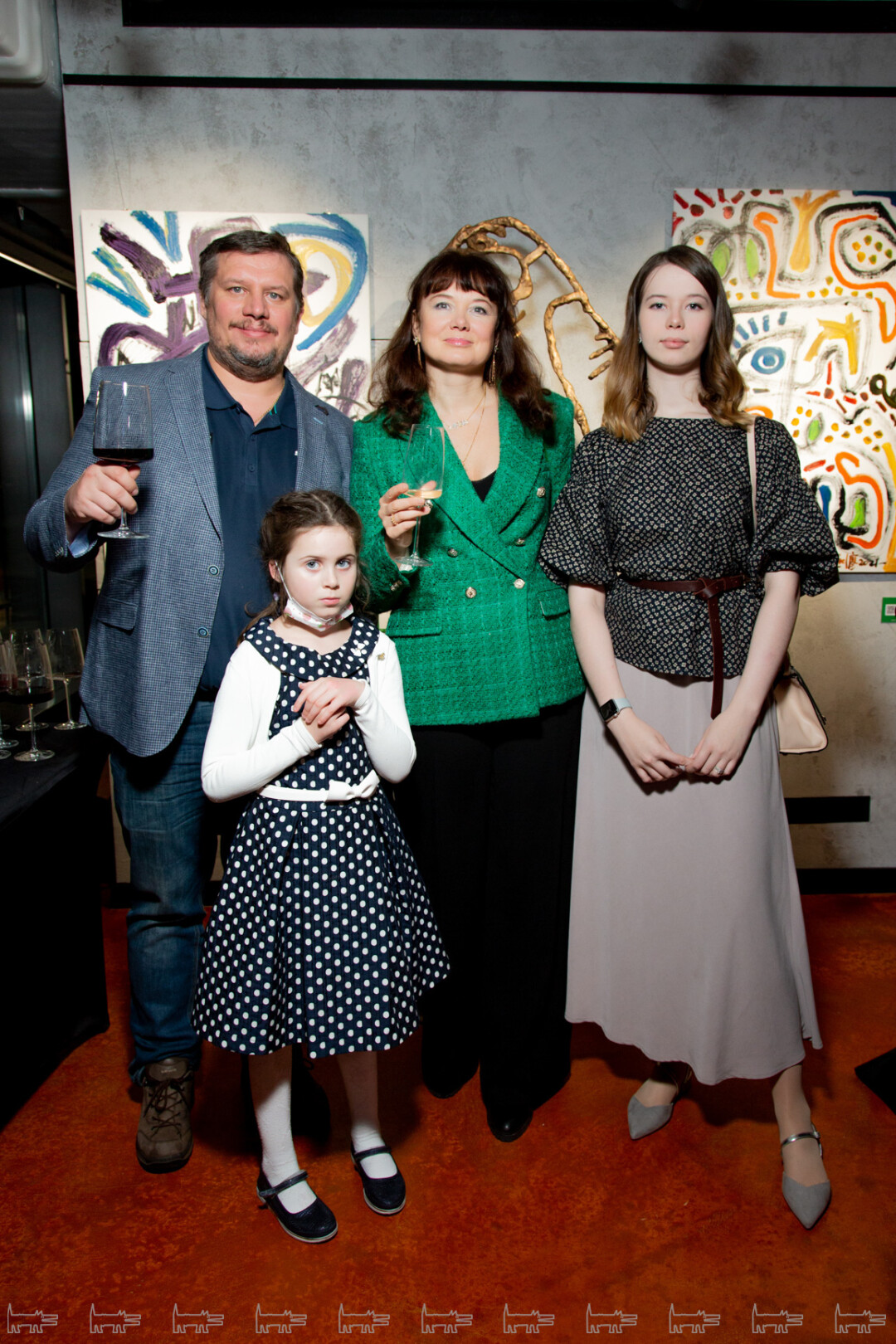 Дмитрий, Юлия, Анастасия и Анна Заренковы