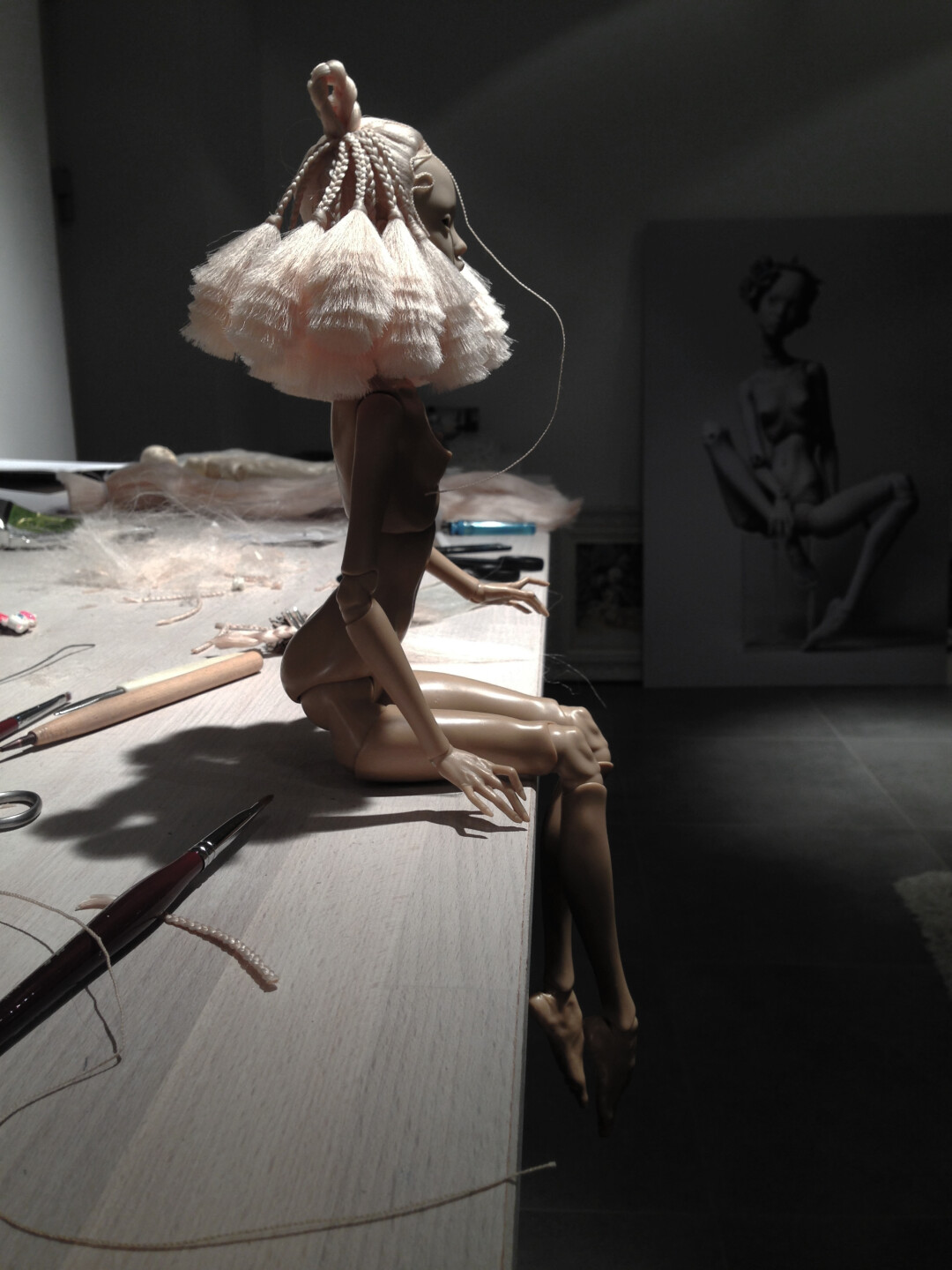 Изготовление парика