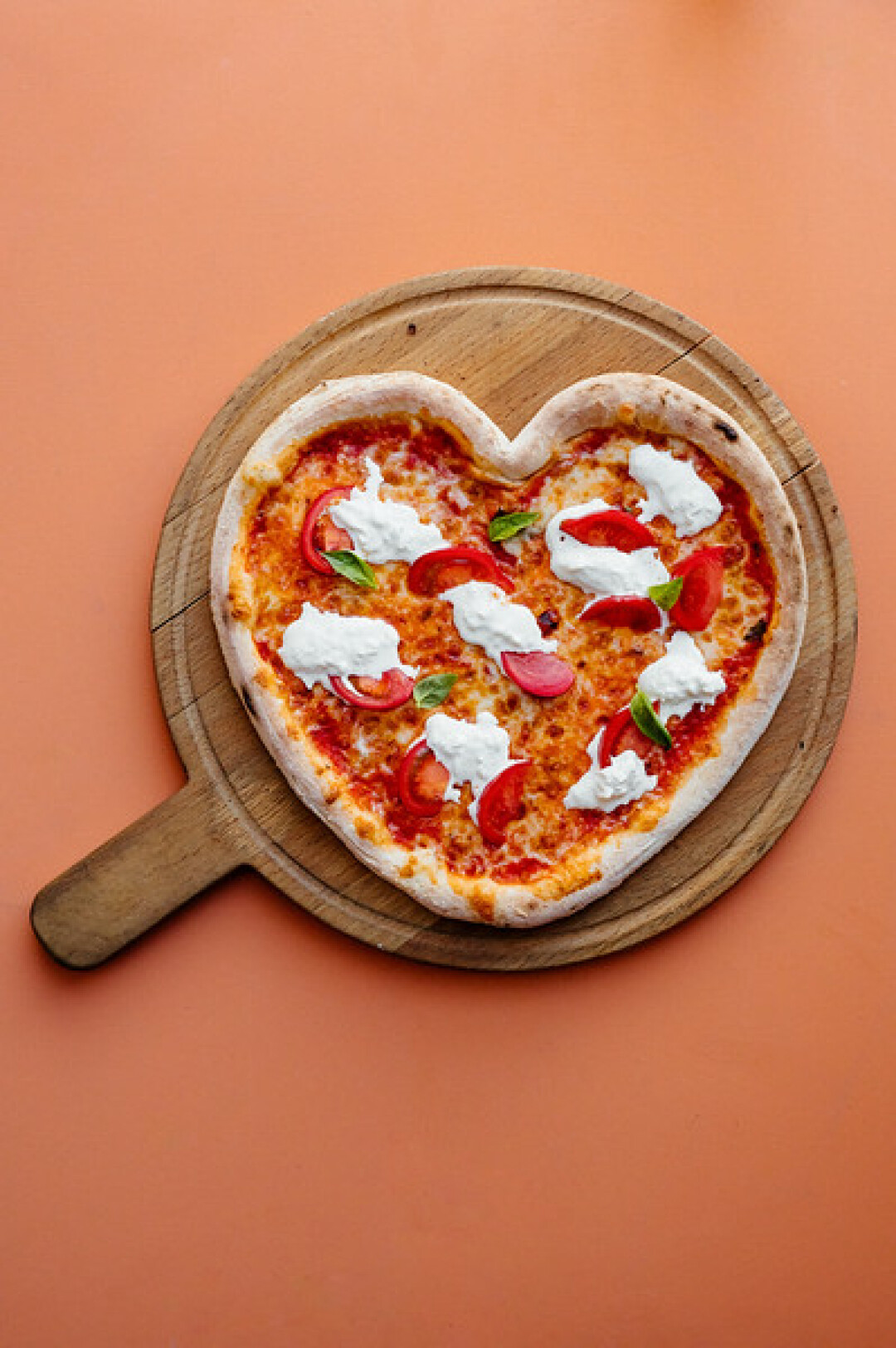 Пицца в форме сердца Предоставлено пресс-службой ресторана