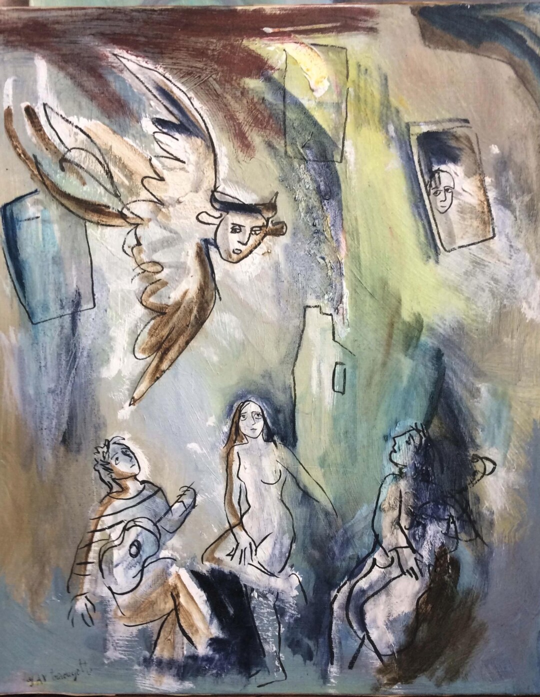 Г. А. В. Траугот «Жизнь». 2000-е. Холст, масло.
