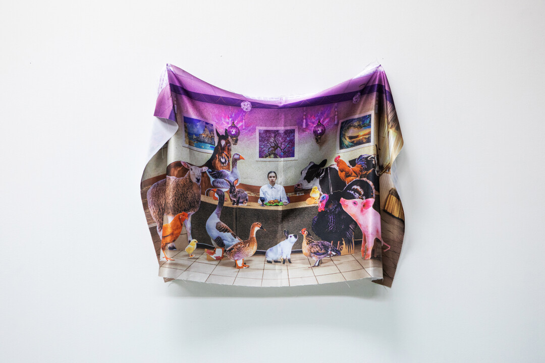 Trapeze. 2020. Ткань, печать