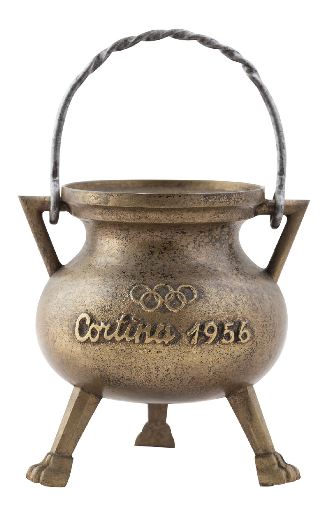 Бронзини — традиционный для Кортина д'Ампеццо котелок ручной работы, который подвешивали у очага. Вручался вместе с медалями и дипломами на Олимпиаде