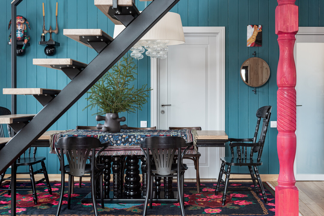 Фрагмент интерьера дачи Юлии и ее мужа Александра Сафарова в Таптыково