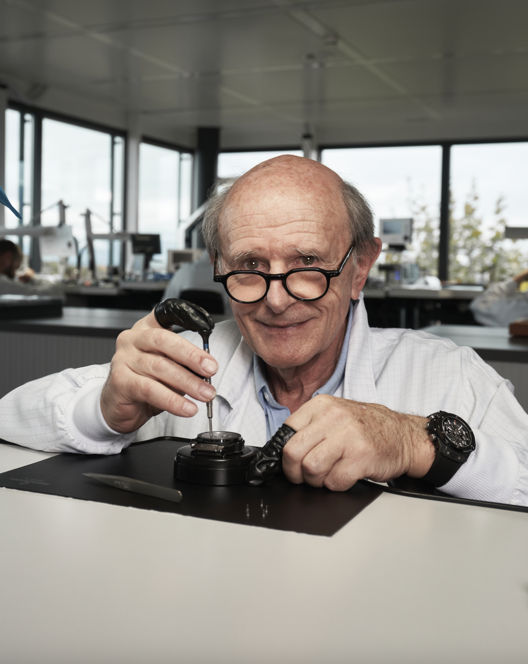 Жан-Луи Этьен на мануфактуре Hublot