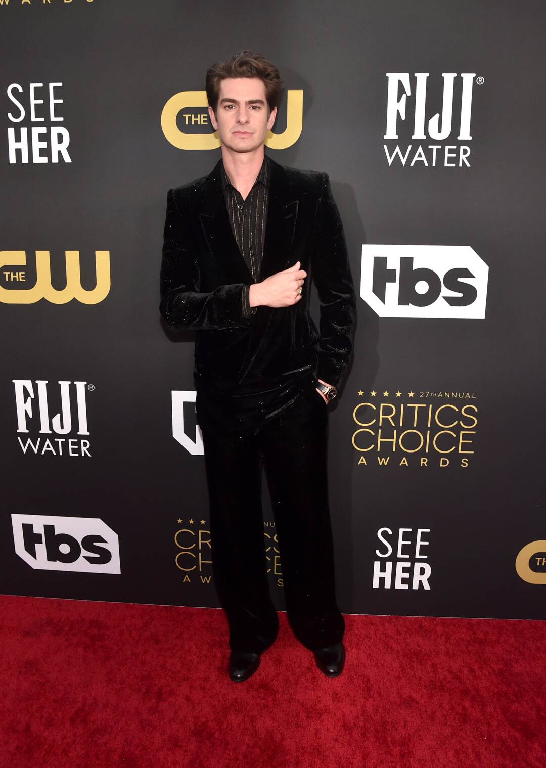 Эндрю Гарфилд в Saint Laurent