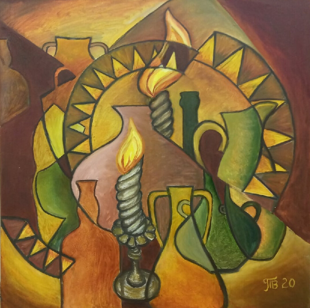 Татьяна Василенко. «Натюрморт со свечой». 2020