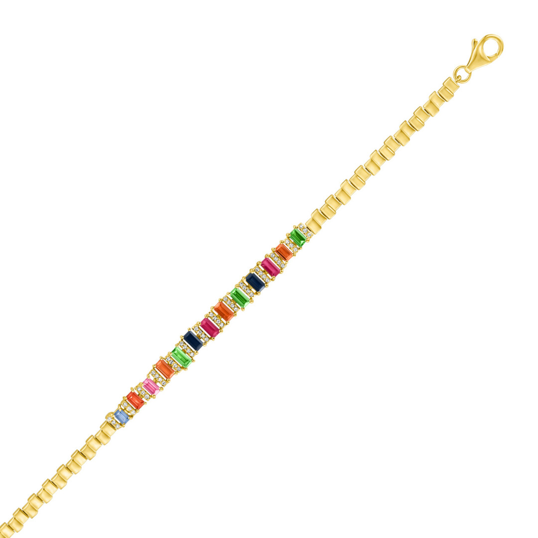 Браслет, Festa, (B108-FST-0006), MIUZ Diamonds