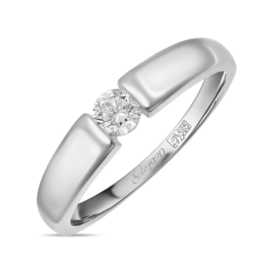 Кольцо с бриллиантом, Solo 1920, (R01-SOL94-020-G2), MIUZ Diamonds
