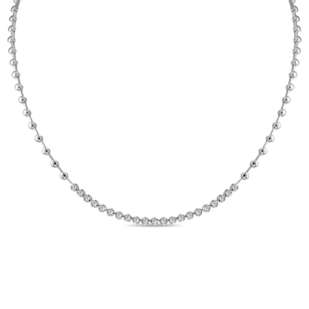 Колье с бриллиантами, Grace, (N157-ICUN118), MIUZ Diamonds