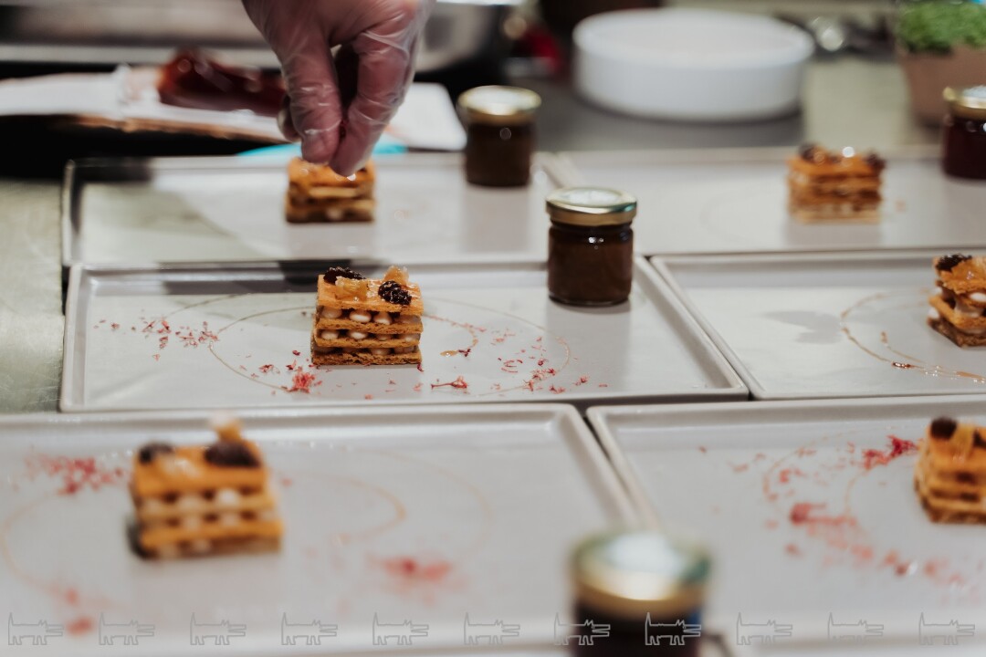 Мильфей с еловой карамелью