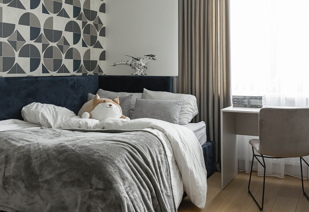 Шторы от местной студии текстильного дизайна