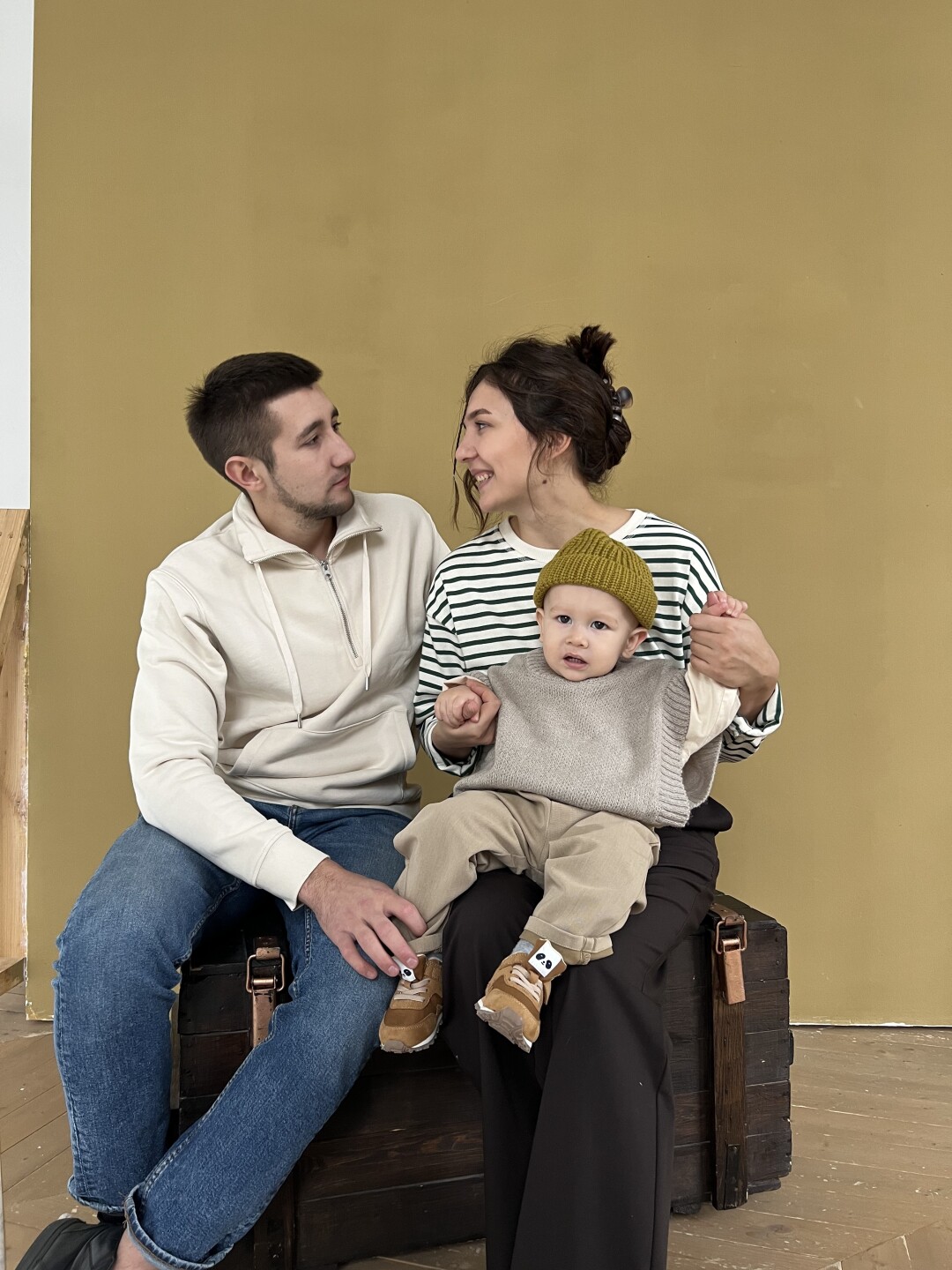 Артур и Амалия Багдановы с сыном Самиром