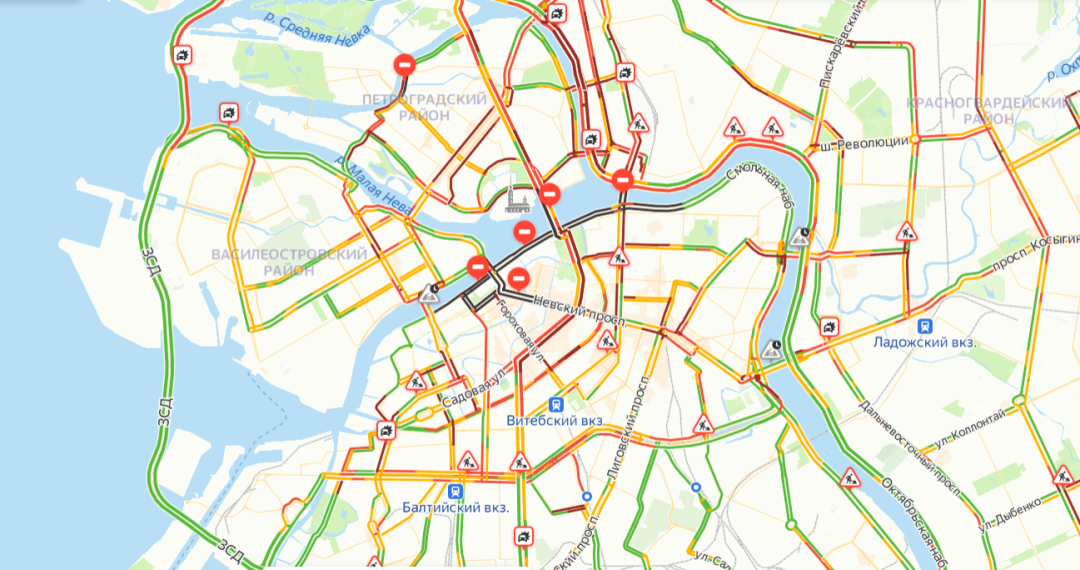 Где в санкт петербурге проходит. Пробки в Питере. Где проходит парад Победы в Санкт-Петербурге карта.