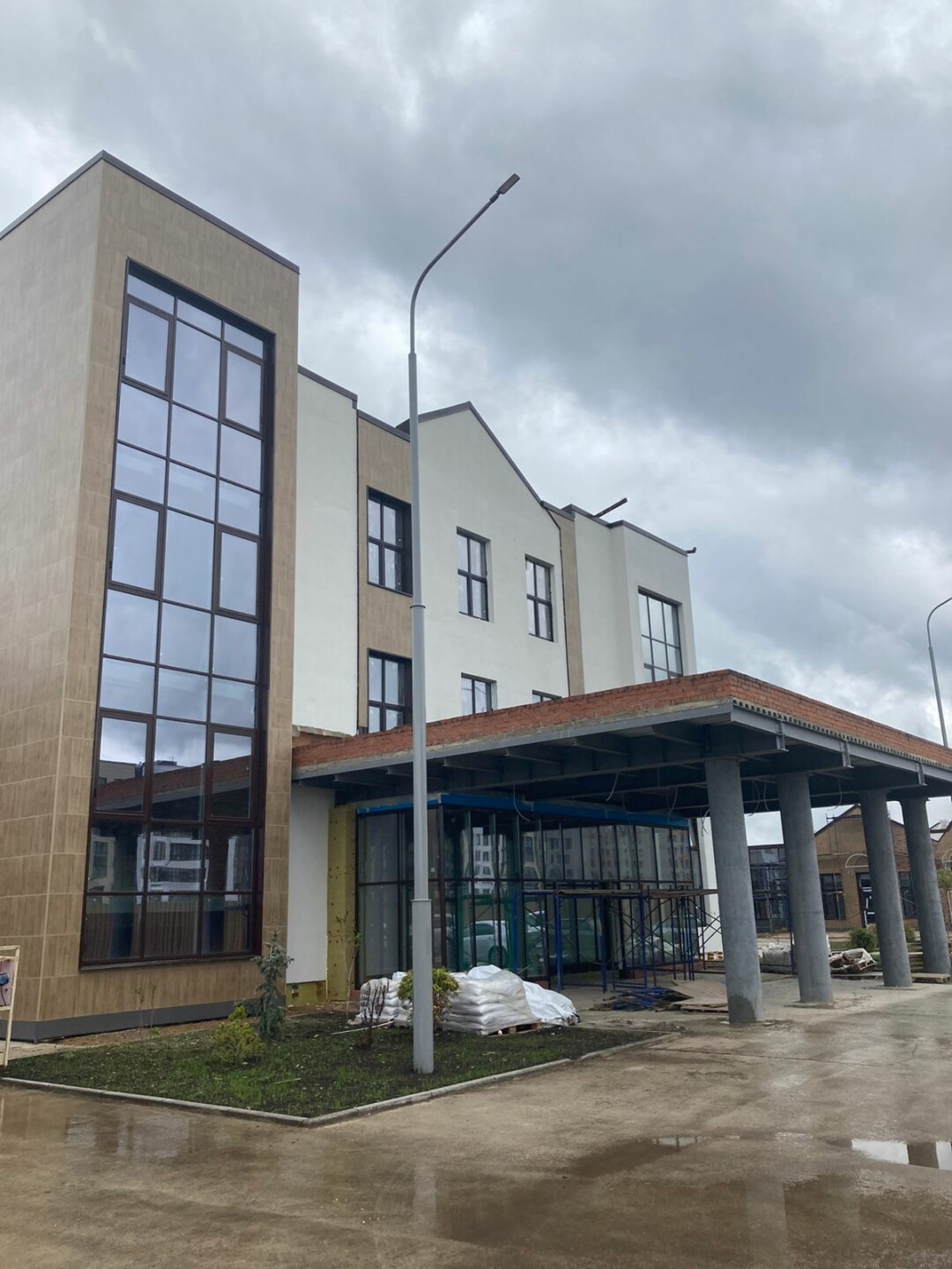 Фото со строительной площадки Уфимского хосписа