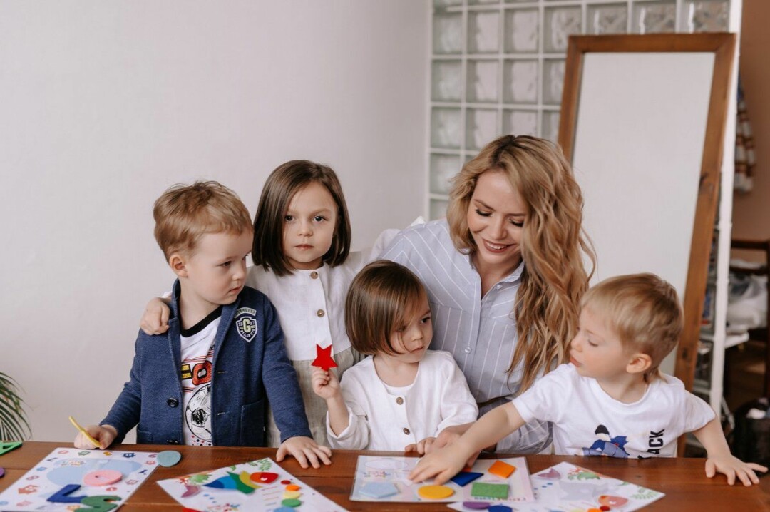 Екатерина с детьми