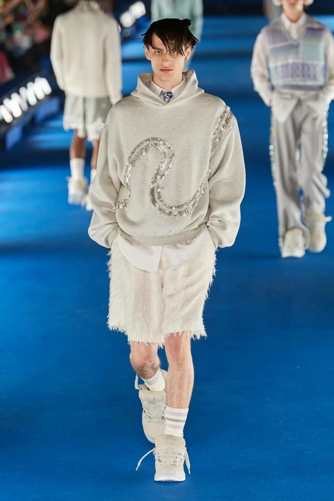 Dior провели показ мужской круизной коллекции 2023: огромные кроссовки и  первое худи модного дома за 5 000 $ | Sobaka.ru