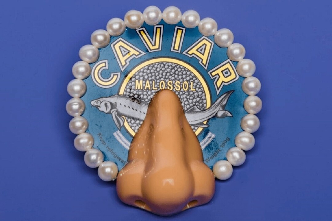 Брошь «Нос». Автор: Тина Хмельницкая