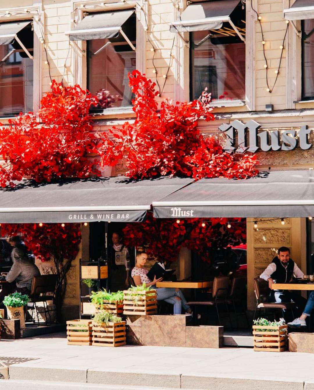 Must Вино и гриль на пылающей террасе на Петроградской. Большой проспект П.С., 54
