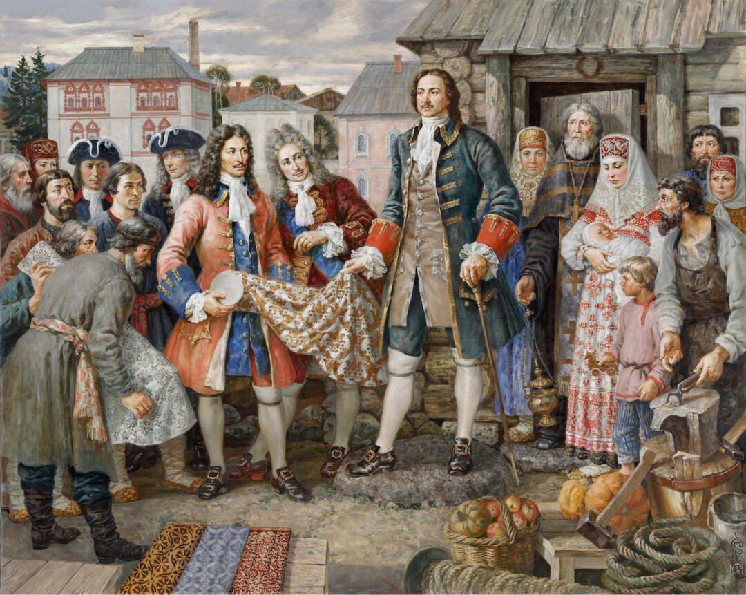 «Забота Петра I о фабриках и сельском хозяйстве». Александр Белов, Ирина Соловьева. 2022