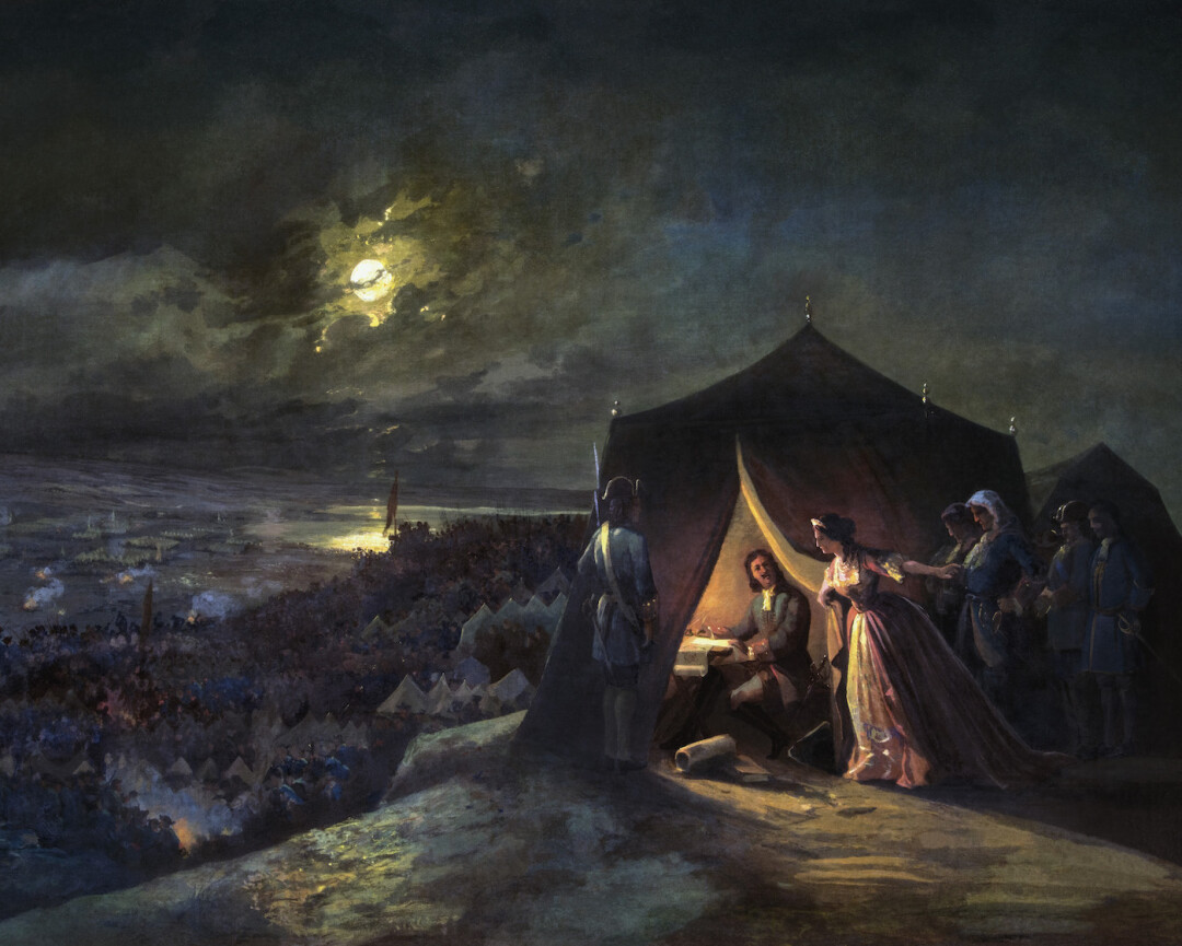 «Петр при Пруте». Михаил Бочаров. 1872