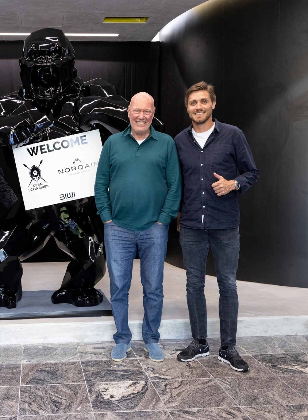 Жан-Клод Бивер и Бен Кюффер, генеральный директор NORQAIN