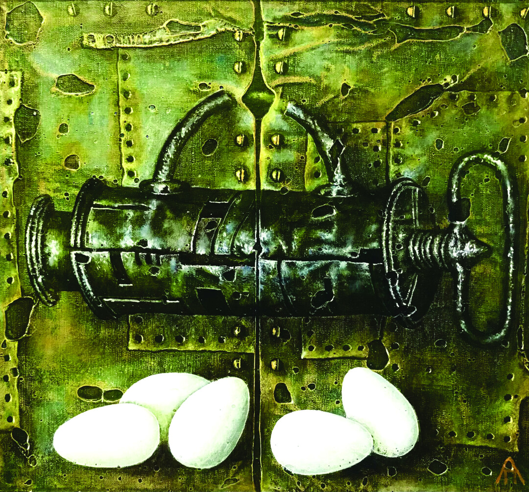 Погребной А. «Натюрморт со старинным замком»