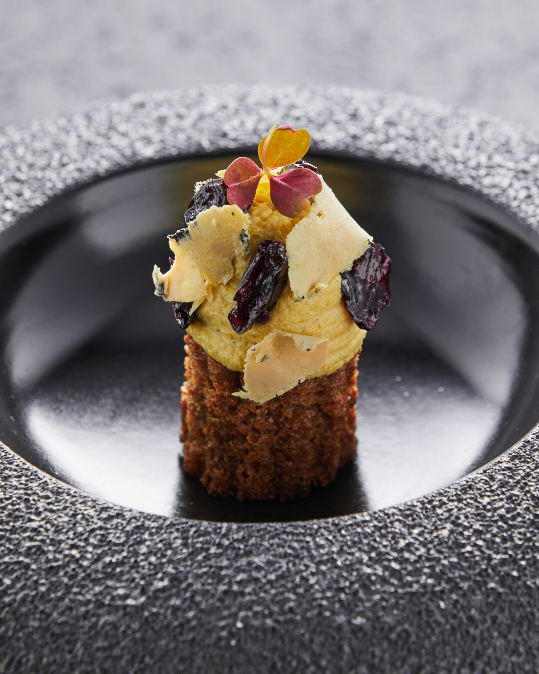 Фуа-гра-самаркандский изюм-желтая свекла