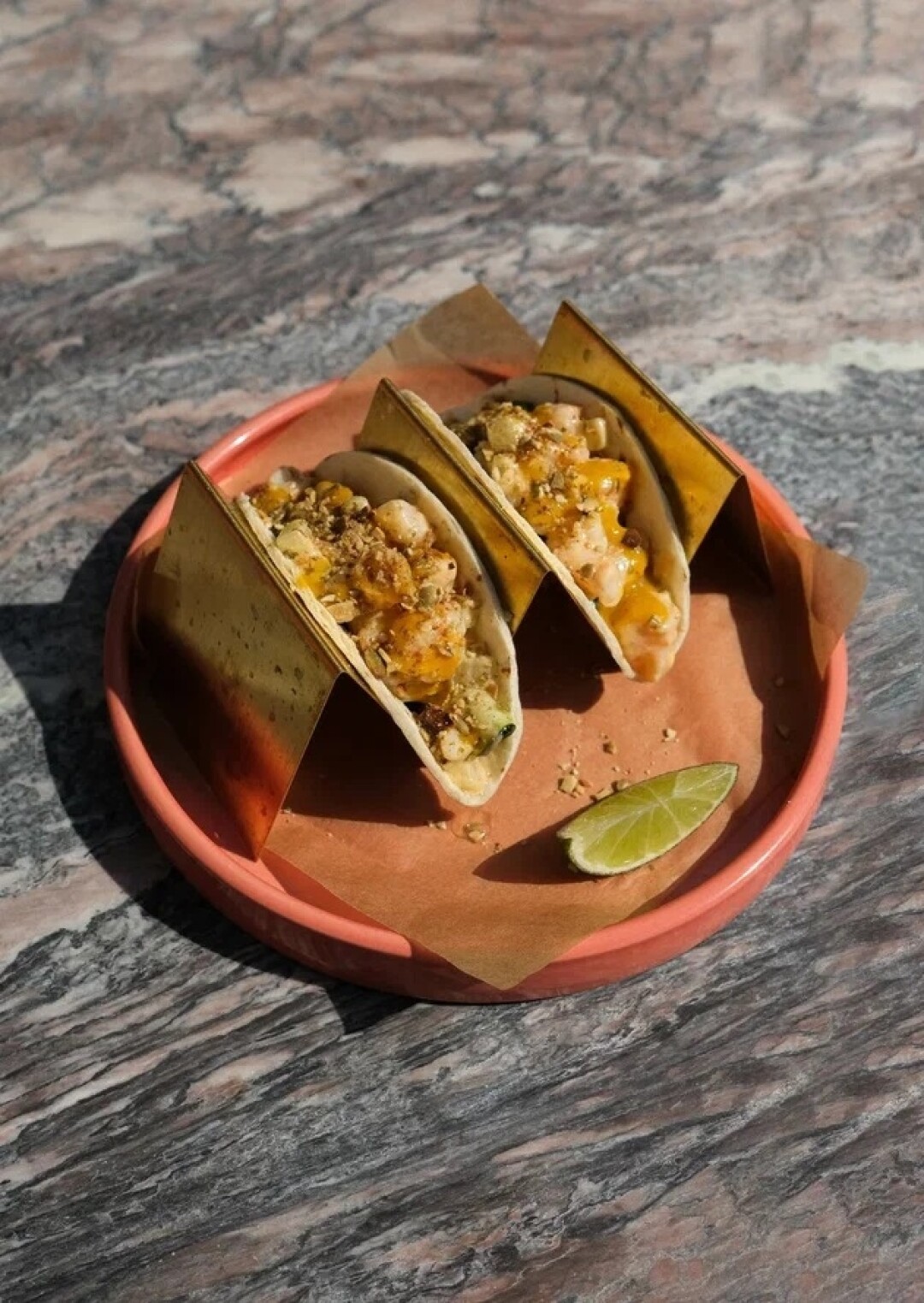 Тако с креветкой