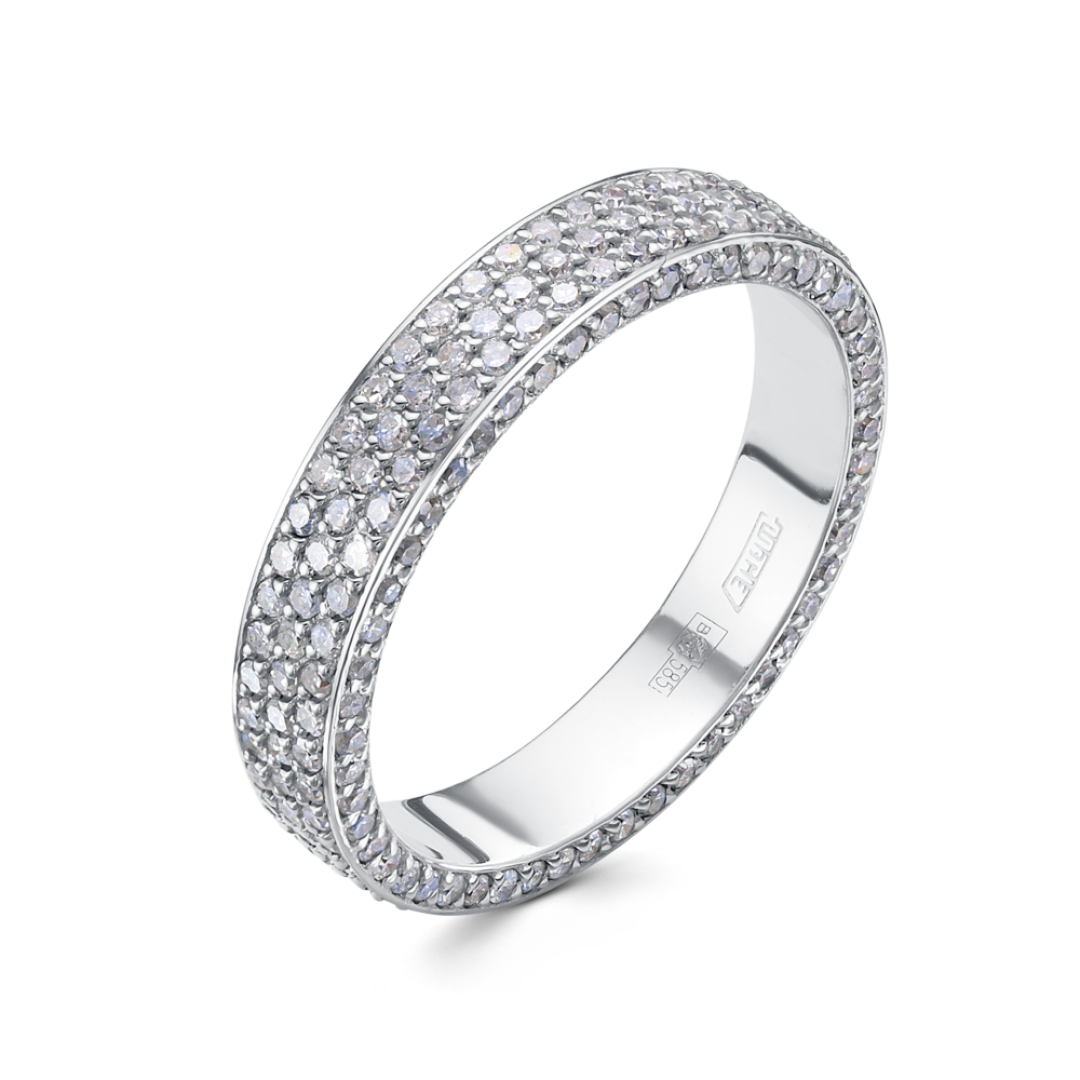 Кольцо из белого золота Platika с бриллиантами