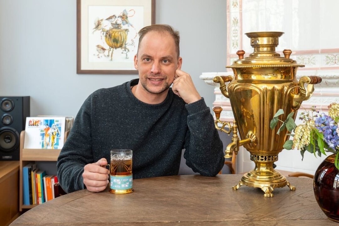 Андрей Колбасинов, основатель русской чайной «Нитка»