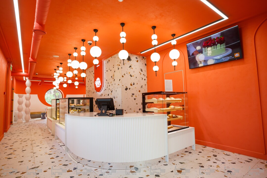 Интерьер «Смены вкуса» напоминает о волшебной шоколадной фабрике